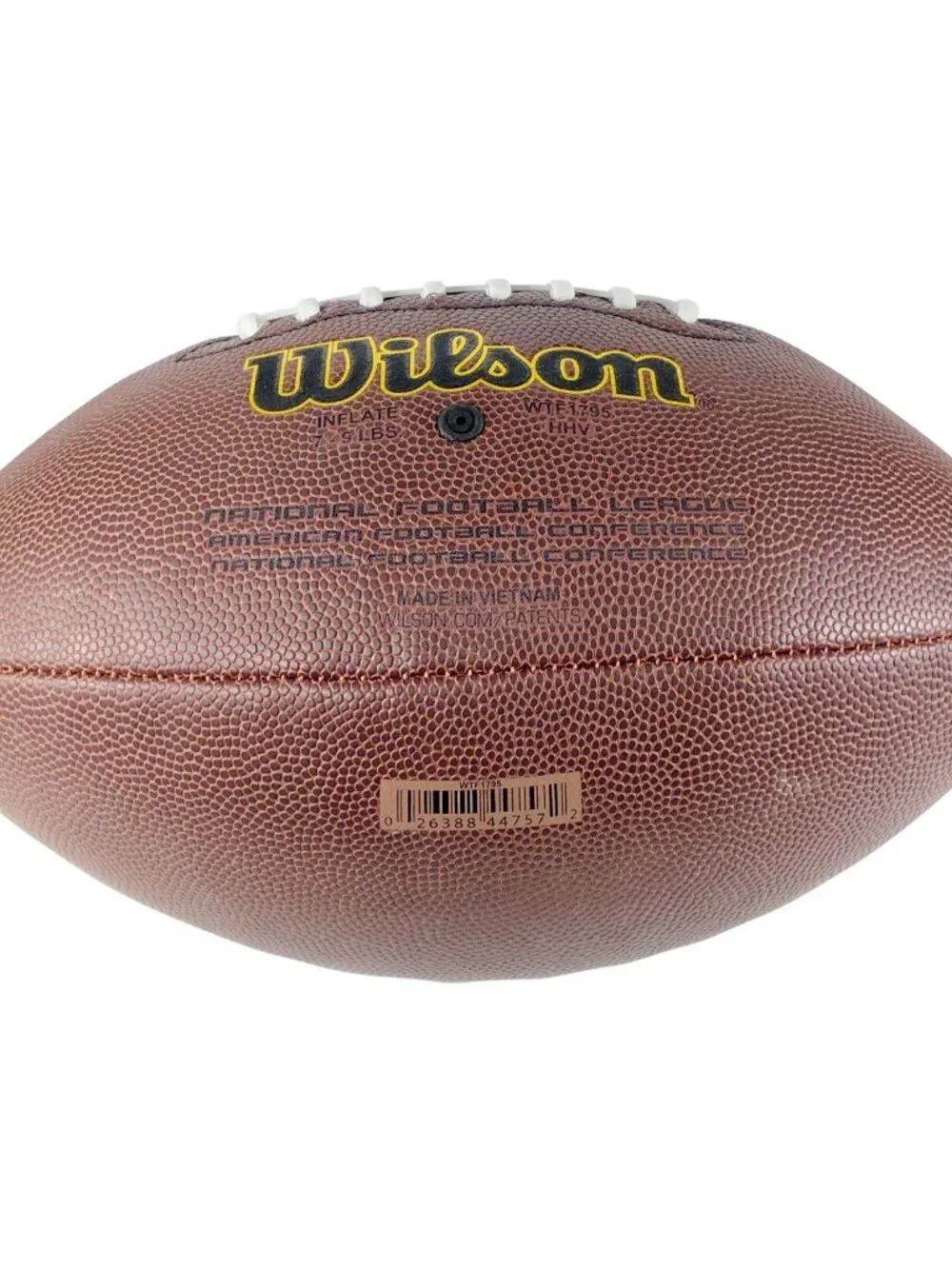 Joe Theismann Signed Wilson Football Commanders Notre Dame MVP Proof COA